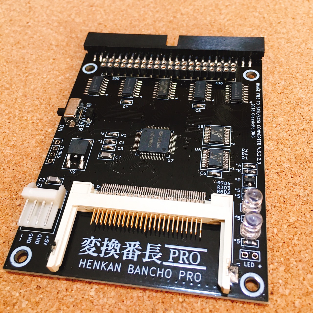 PC-98シリーズ用 SCSI HDDの替わりにCFカードを接続する変換機「変換番長PRO V.3.2.2.6 外付け」+設定済CF4GB【サークルさん頒布終】  - その他